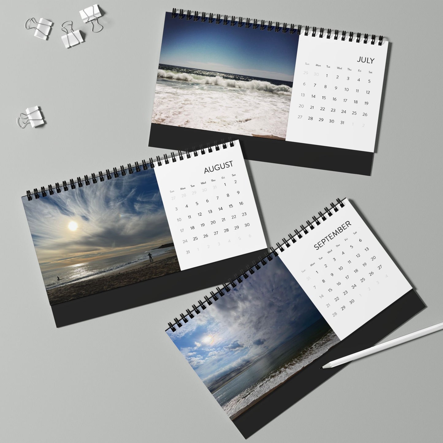 Montauk Ocean Desk Calendar 2025