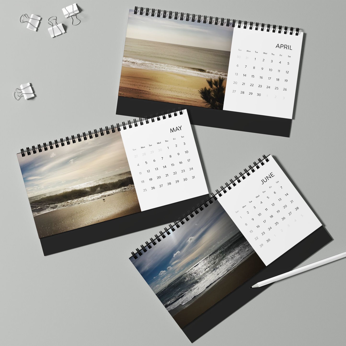 Montauk Ocean Desk Calendar 2025